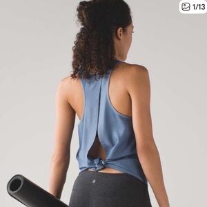 lululemon athletica Blue Tank Top